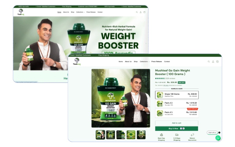 Mushleaf website project